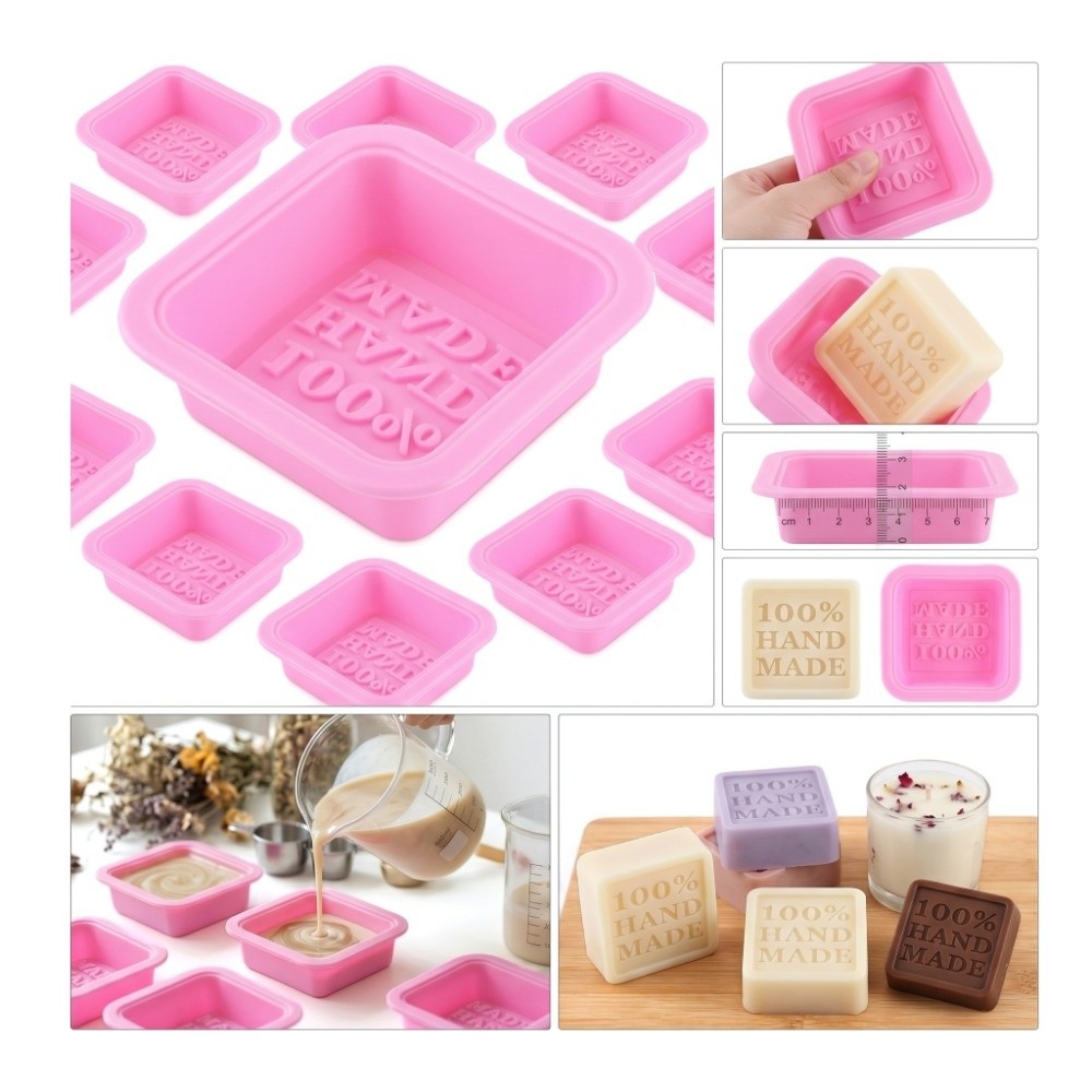 Soap Making Process - 25 Pezzi Stampi in Silicone per